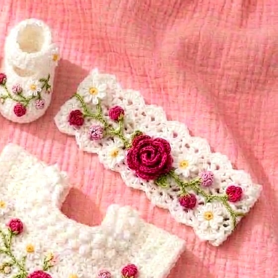 Close-up of the matching headband