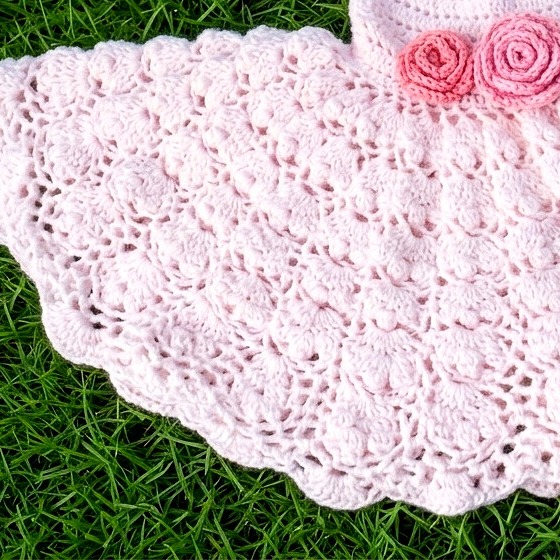 Close-up of the stitch pattern